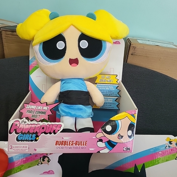 2016 NIB The Powerpuff Girls Speak To Me Dolls Blossom Buttercup & Bubbles - Picture 3 of 8